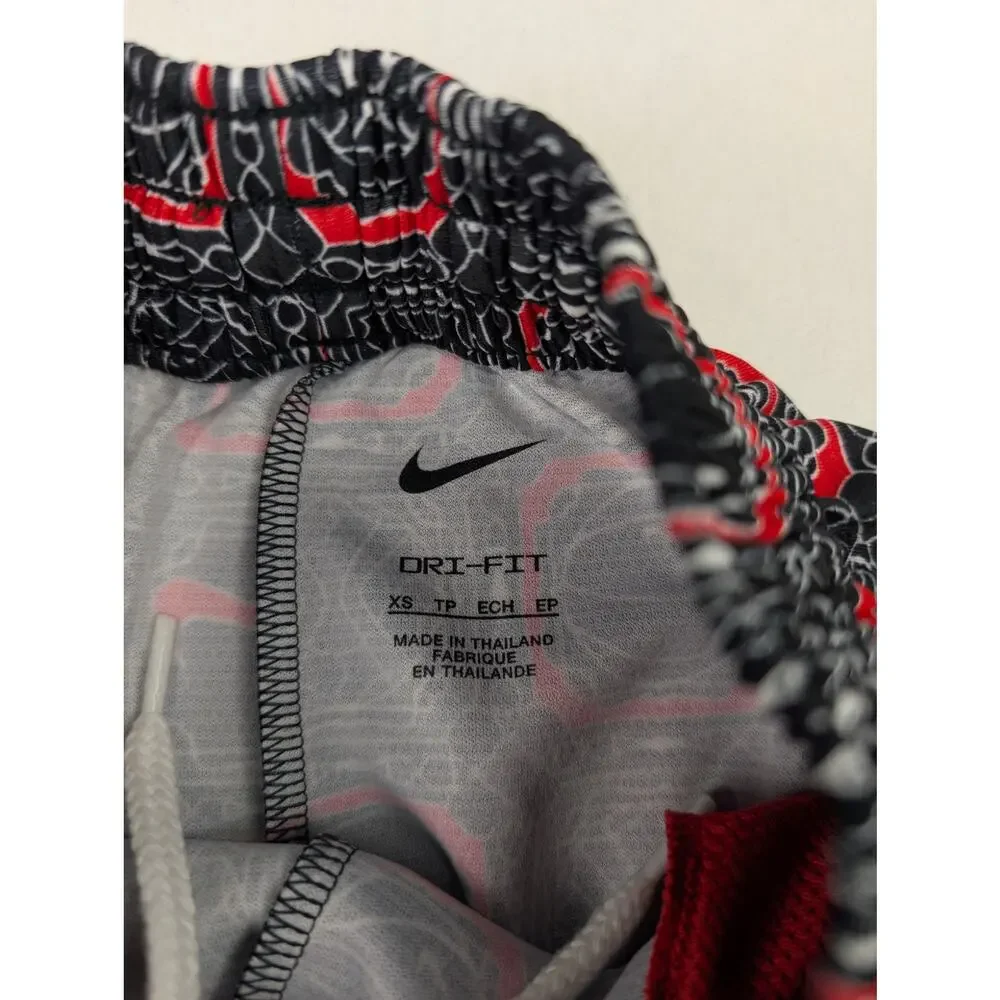 Nike Boys X-Small/Small Shorts & Tee Set - Black/White/Red/Gray